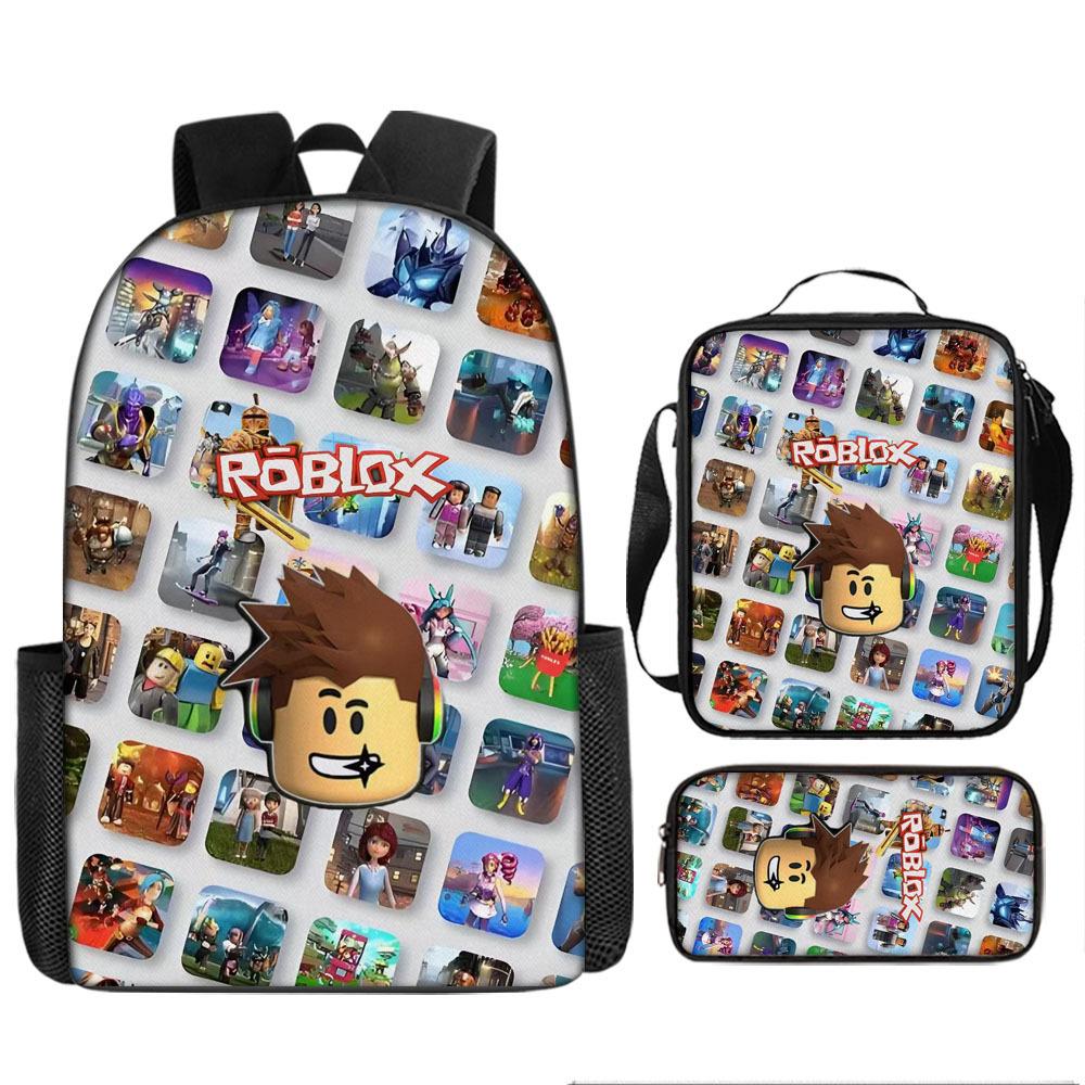 Robles Backpack Three-Piece Children'S Cartoon Backpack Large Capacity School Bag