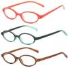 New Retro Small Frame Glasses Student Anti Blue Light Myopia Glasses Elliptical Shape Green Spicy Girl Style Near Sight Eyewear