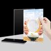 Transparenter Katalog-Menü-Display-Ständer Doppelseitiges Tischkarten-Schild Neuer Foto-Display-Rahmen