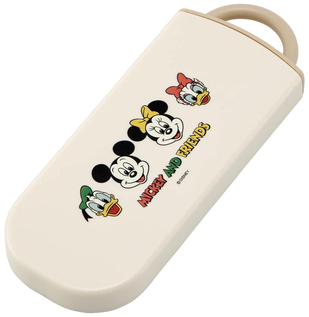 Skater Trio Set of and Disney Mickey Mouse Cooking for Made In Chopsticks, Spoon, Fork, & Friends, Kids, Antibacterial, Japan, TACC2AG-A