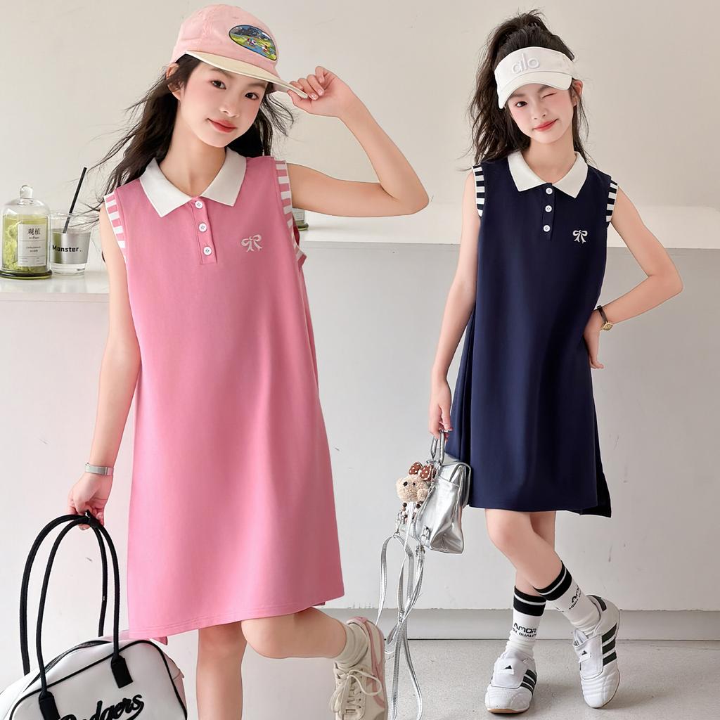 Girls' Summer Polo Dress