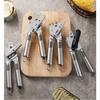 Stainless Steel Can Opener Manual Powerful Can Knife 3In1 Multifunctional Household Bottle Opener