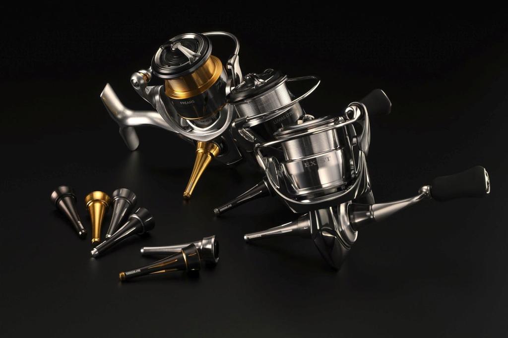 SLPWORKS SLPW Spinning Reel Stand S Gunmetal Silver