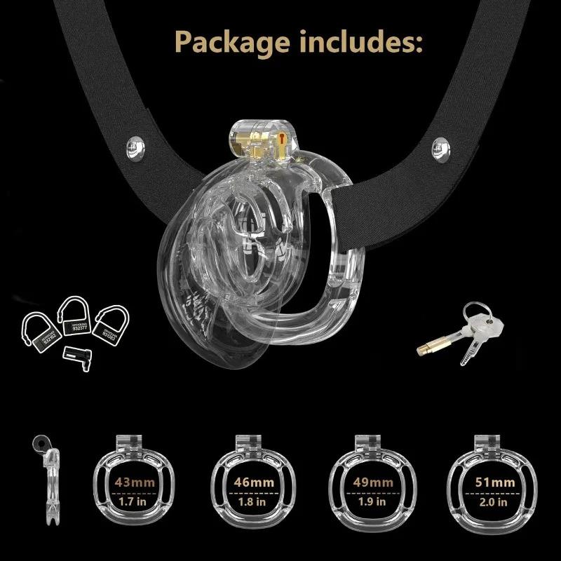 Male Chastity Cage 3D Printed Cage Cock Cage with Soft TPE Bondage Gear Accessories Adult Sex Toys Slave Tool Chastity Devices