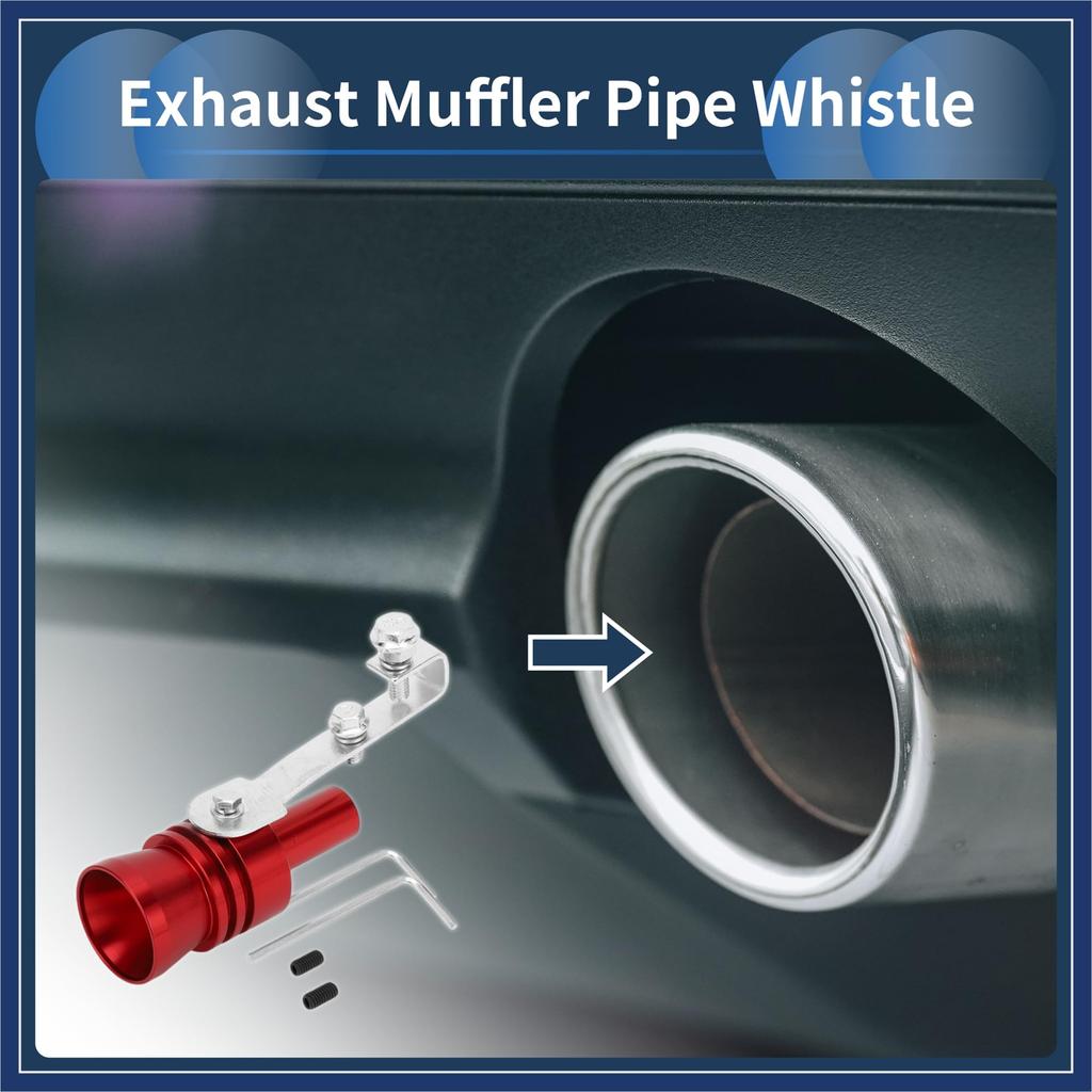 ARISELIFT Turbo Schalldämpfer Pfeife Sportwagen Soundwiedergabe Hubraum