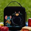 Itchy and Scratchy Lunch Bag Fashion Lunch Box For Adult Travel Portable Cooler Bag Oxford Designer Thermal Lunch Bags