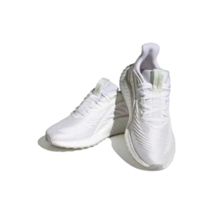 Adidas Alphaboost Cushioning Breathable Low top Running Shoes Unisex White IF3406