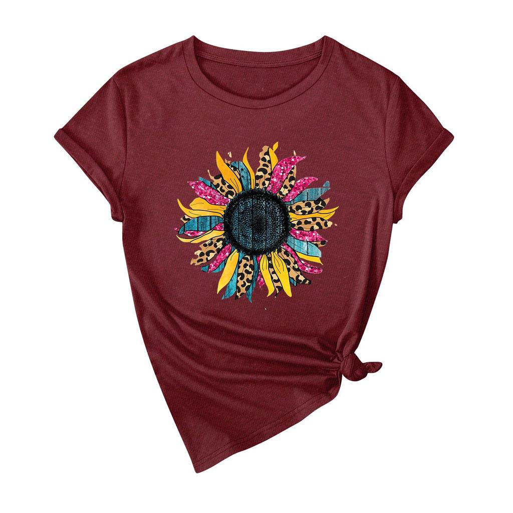 Women Short Sleeve  Soild  Sexy Cute Tee Slim Fit Tight Crop-Top T Shirt