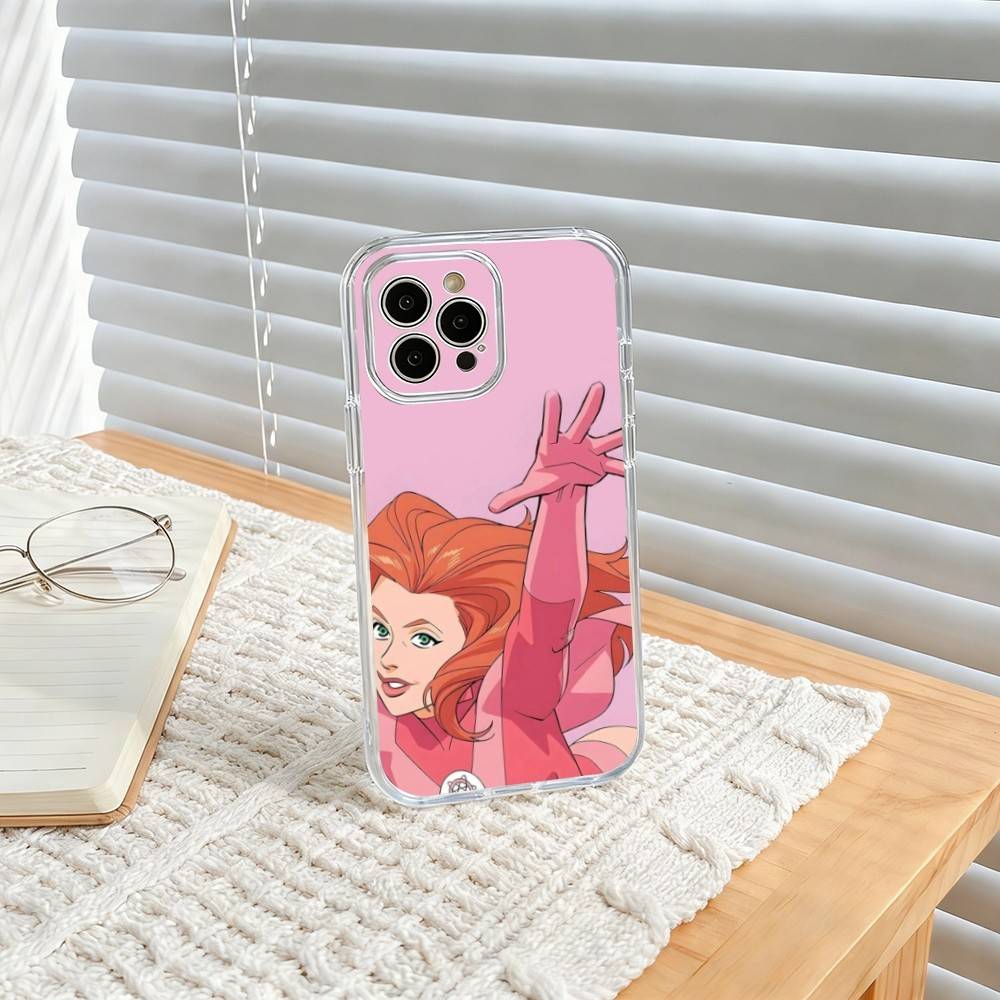 I-Invincible Season 2 Atom Eve For Phone Case For iPhone17,16,15,14,13,12,11 Plus,Pro Max Soft Transparent Cover iPhone14