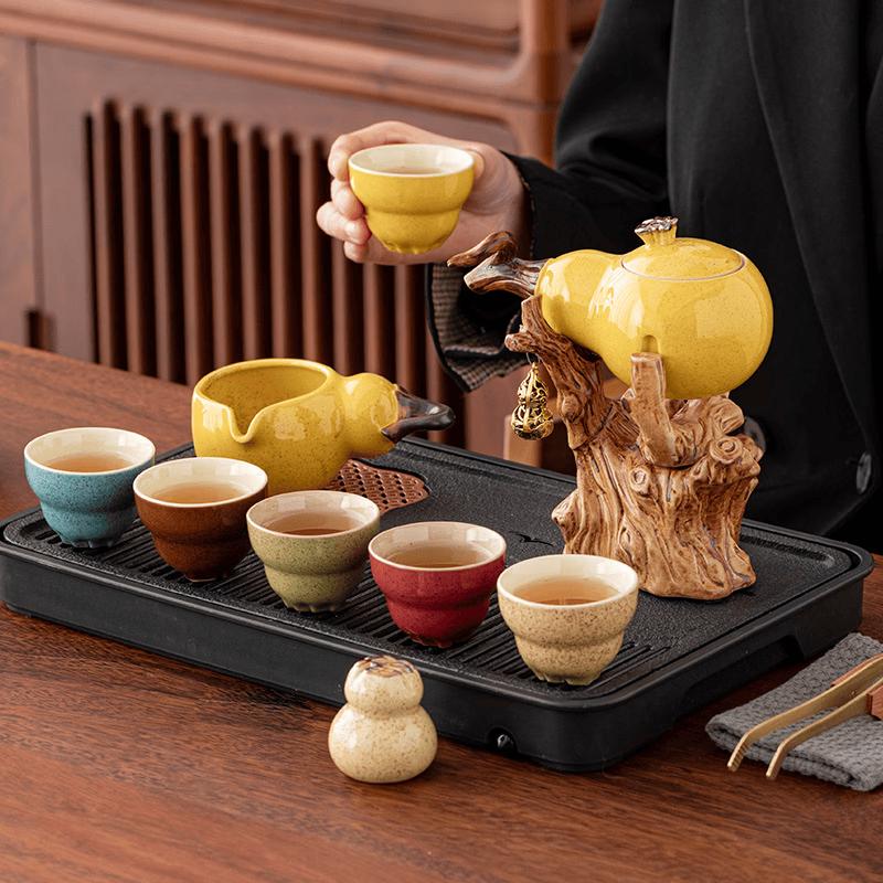 Chaxun Fulu Automatic Ceramic Tea Set