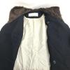 Made in Japan SUNAO KUWAHARA Long Duffle Coat M Men Black Fur Detail(USED)
