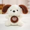 Plush Toy 9 Styles Animal Doll Set Panda Pig Elephant Cat Bear Cute Stuffed Soft Fluffy Wooden Tag Birthday Holiday Gift Decor