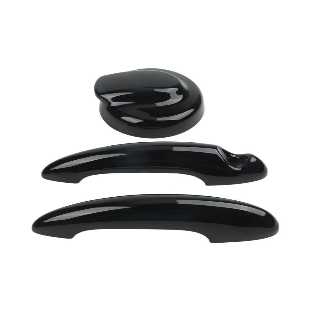 Gloss /Black /ABS Door Handle Covers And Fuel Tank Cap Trim For For MINI R55 Clubman For Cooper S 2007-2014 R56 Hatchback 2006-Good product