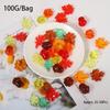 100g/Bag Colorful Mini Acorn Maple Leaf Pumpkin Acrylic Confetti Table Scatter for Thanksgiving Theme Party Gift Box Decoration