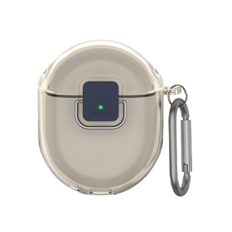 

Headphone Cover Shockproof Case Skin Antiscratch Guard Washable Soft Housing Shell Damage Prevention Suitable for Buds 2 прозорий/сірий колір