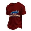 Men's Casual Knit Neck Short Sleeve T-Shirt Lightweight Breathable Top for Everyday Wear