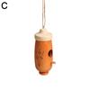 Hummingbird House Unique Shape Hanging Bird Cage Wooden Bird Nesting House for Garden Outdoor Decoration
