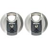 Set of 2 Disc Padlocks - - M40EURT - Stainless Steel - 70 Mm