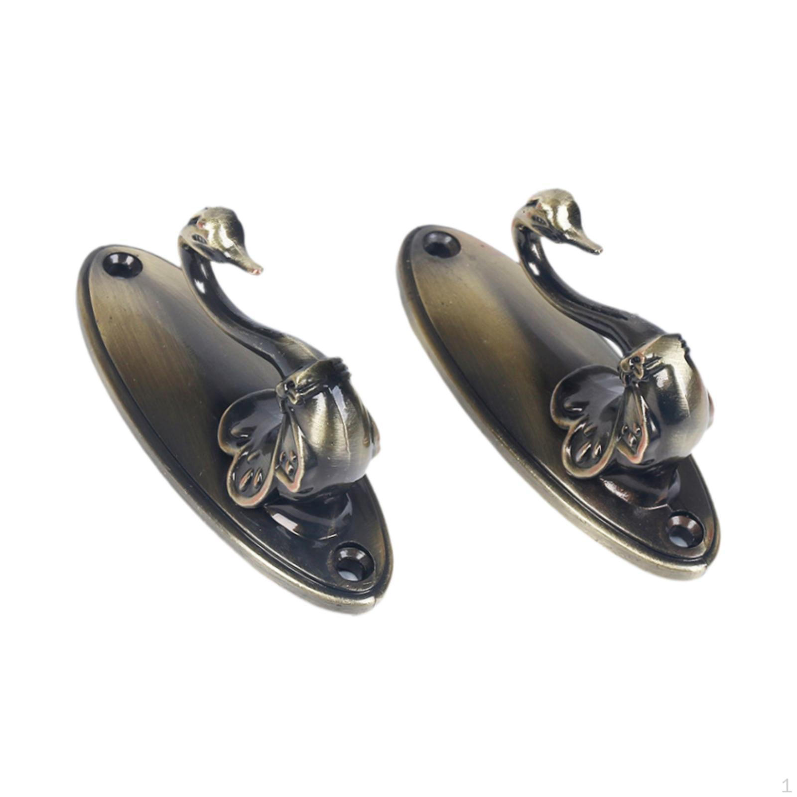 

2 крючка для штор, крючок для штор, винтажный декоративный настенный держатель для штор Olive Green