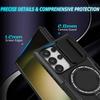 For Samsung Galaxy S24 Ultra Case PC+TPU Phone Cover with Lens Lid Compatible with MagSafe