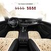 Universal Ventilated Car Seat Cushion with Cool Wood Beads, Breathable for All Seasons