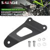 Z900/SE 2017-2026 Motorcycle Rear Footrest Blanking Plate For KAWASAKI ZR900 Z900SE Remove Foot Peg Exhaust Bracket Hanger Z 900