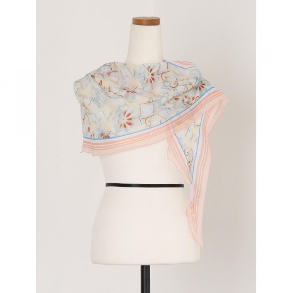 Shop Women Daily Diamond Fashion Scarf Peach Drn Wsc 0713