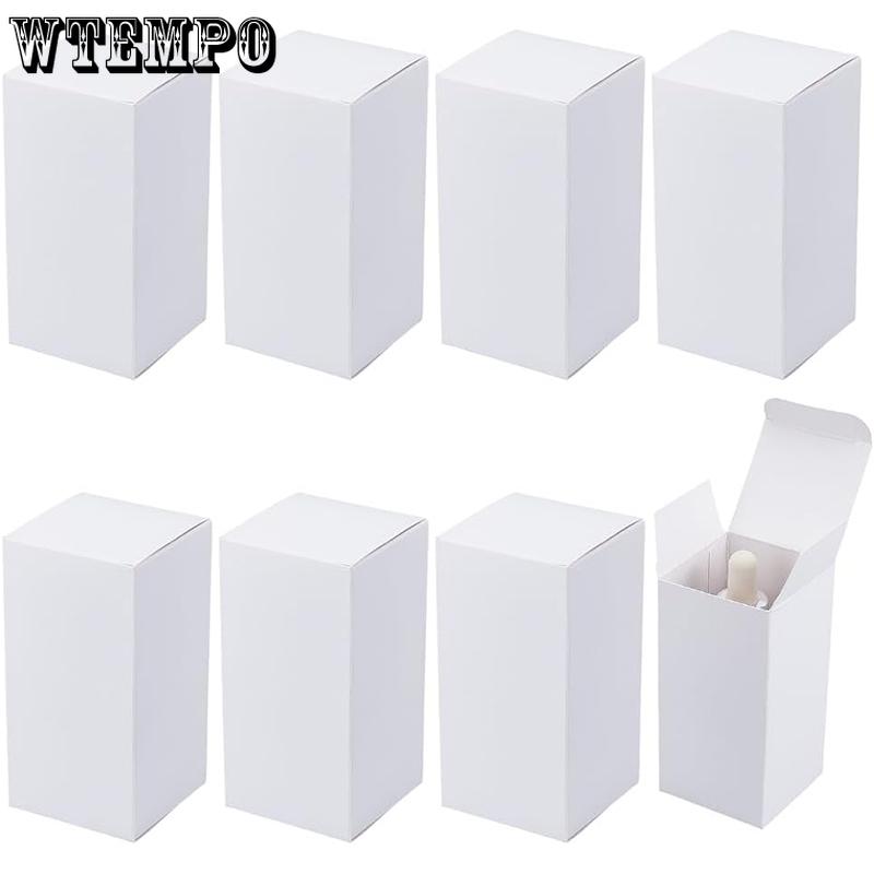 WTEMPO DIY Foldable Paper Gift Boxes Rectangular Cardboard Boxes for Birthday Favor Party Favor and Valentine's Day Favor Universal Packaging Boxes