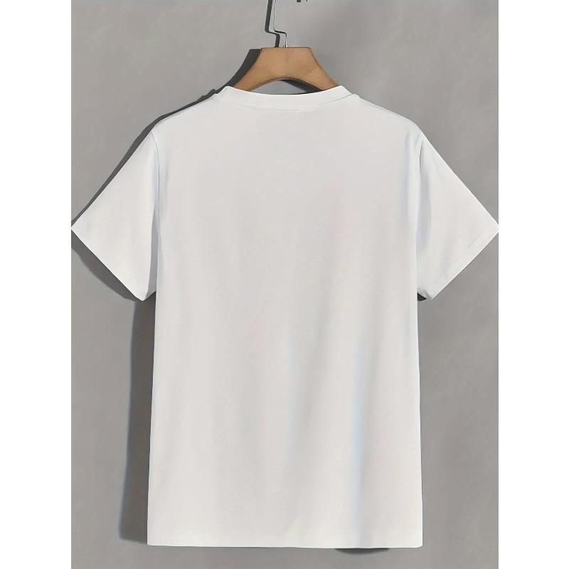 European Sizes Men'S Casual Soccer Graphic T-Shirt | Lightweight Gsm, Regular Fit Round Neck