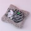 Simulated Kitten Meow Bamboo Charcoal Deodorizing Plush Cushion for Car & Home Decoration