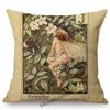 Tarot Alphabet Flower Fairy Baby Nursery Cartoon Art Home Decorative Sofa Throw Pillow Case Lovely Cute Children Cushion Cover