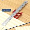Versatile Marking Gauge Carpenters Square Versatile Woodworking Center Finder Square Suitable for Woodworking DIY Crafts
