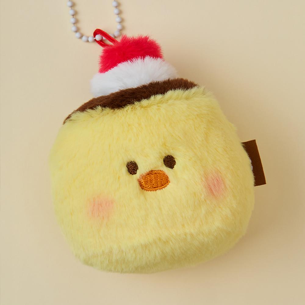 LINE FRIENDS MININI Dessert Cafe Sallini Pudding Plush Keychain