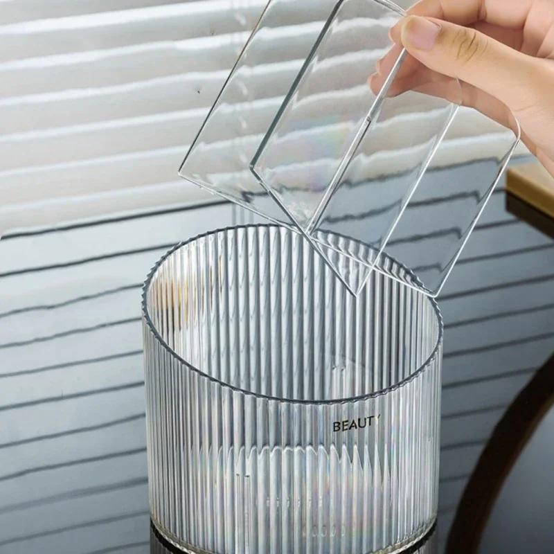 Transparent Storage Box Multi Grid Cosmetics Organizing Box Desktop Lipstick Makeup Brush Home Desktop Storage Organizer