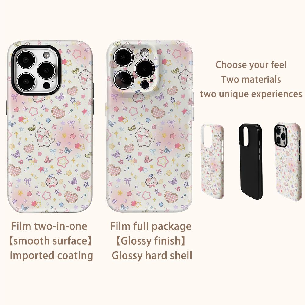 Angelic Kitten PastelsFor Magnetic Phone Case for IPhone 17 16 15 14 13 Pro Max Plus Single Double-layer Tough Case