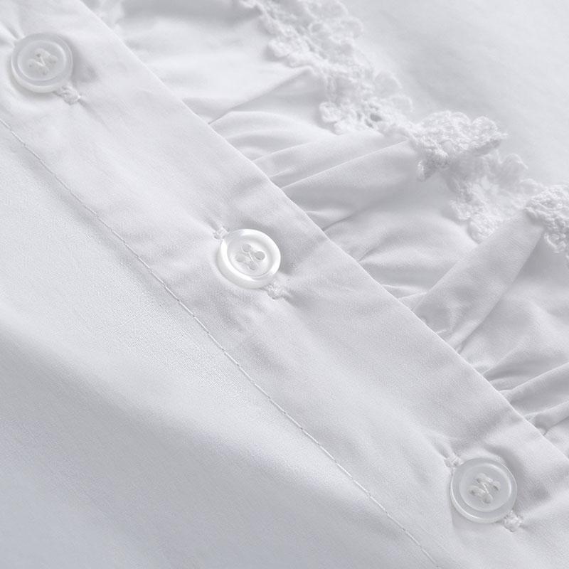 Perfect Match Autumn Women'S Cotton Detachable Collar For Sweater Blouse New Shirt Fake Collar Decorative Female White Half Shirt False Collar