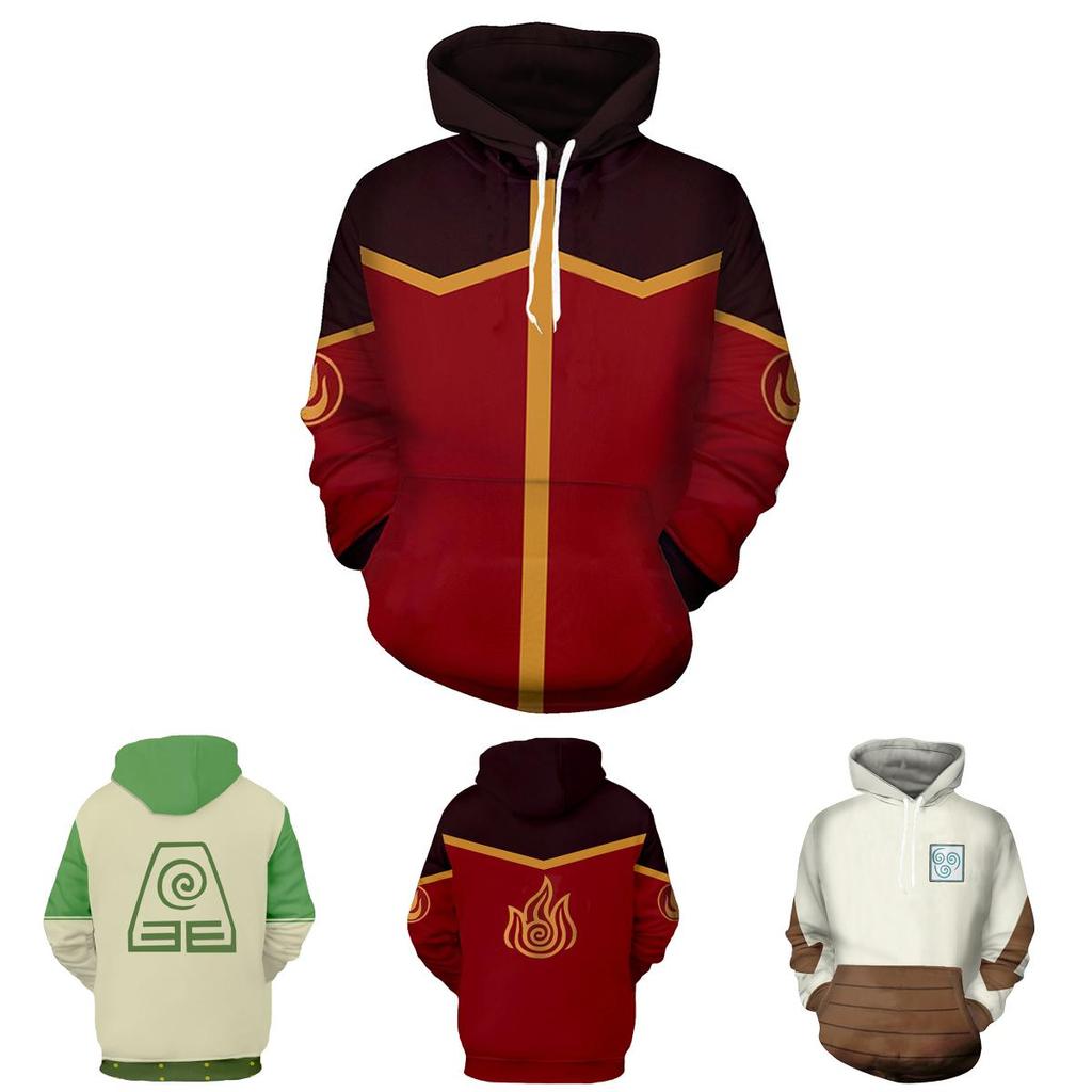 Luxurious Avatar The Last Airbender Hoodie Cosplay Costume Sweatshirt For Ultimate Comfort