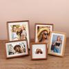 New 6/7/8 Inch Black Walnut Photo Frame Real Wooden Handmade Mortise Tenon Photo Frame Simple Picture Frame