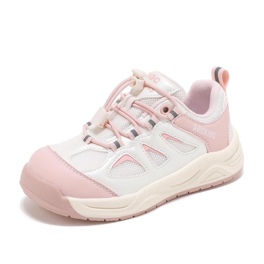 Abckids 2026 Spring New Children's Breathable Non-Slip Outdoor Sports Shoes for Girls