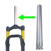 AEF5-Bicycle Front Fork Head Tube Replacement Tools Aluminum Alloy Bicycle Stright Steerer Tube Fork Tube Extension