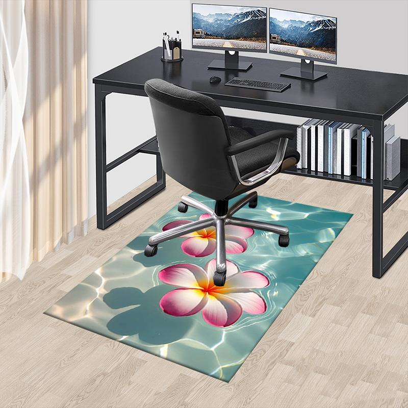 1 Stück Blumenwasser Extra Groß Rutschfester Teppich für Boden, Büro, Familie, Schlafzimmer, Studio Großer Teppich Innen Teppiche, Lebendige Farben