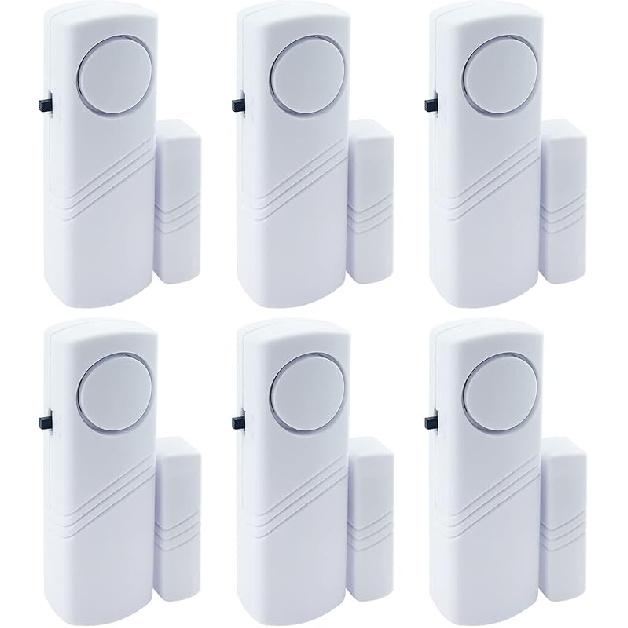 Door Window Alarm, 90DB Door Alarms for Kids Safety, Wireless Sensor Door Window Burglar Alarm-Window Pool Alarms for Home, 3 Pack