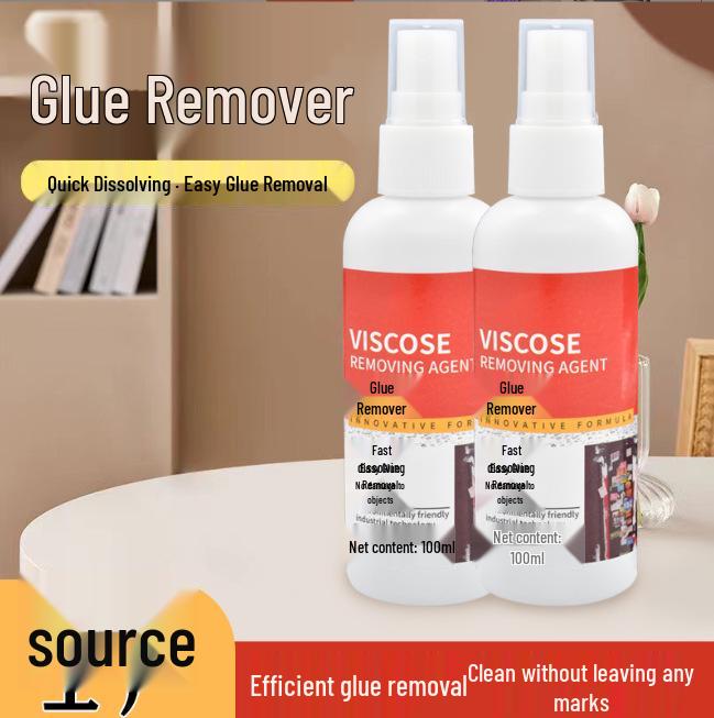 Glue Remover King: Multi-functional Adhesive & Degreaser - Safe for Car & Home Surfaces, Ideal for Small Label & Adhesive Removal
