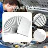 15 Stück Auto Schalldämmmatte Dämpfer Schaumstoff 25cm x 40cm Hitzeschutz Schalldämmung