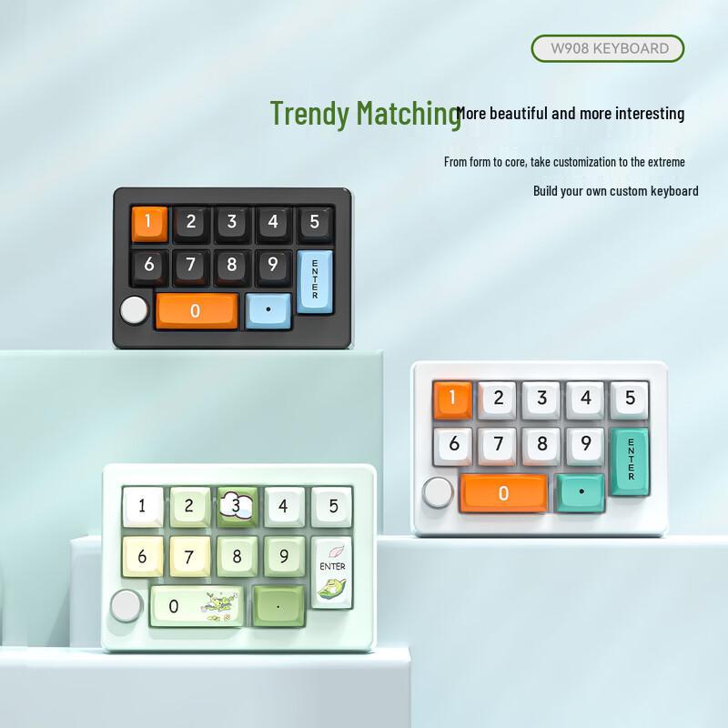 MKESPN Wireless 60% Custom Mechanical Gaming Keyboard