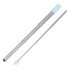 304 Stainless Steel Collapsible Straw Portable Foldable Drinking Straw Durable and Light for Coffee