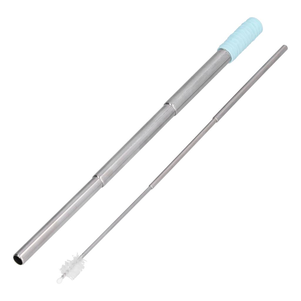 304 Stainless Steel Collapsible Straw Portable Foldable Drinking Straw Durable and Light for Coffee