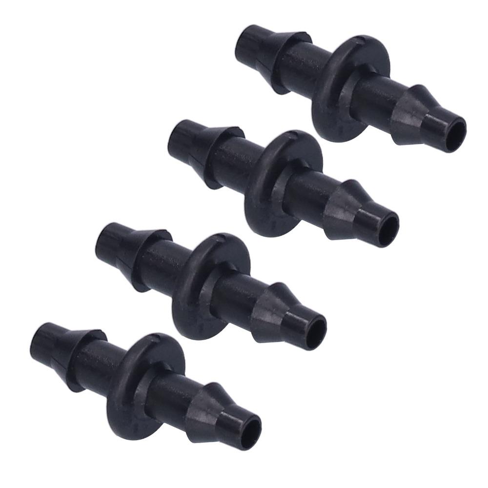 200PCS Anti-Leak Straight Hose Adapter 2-Way Barbed Connector  Garden Irrigation