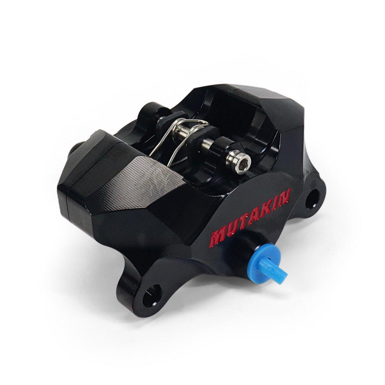 MUTAKIN 2 Piston Small Crab Brake Caliper High CNC Titanium Alloy P34 Brake Pump Motorcycle / Electric Modification чёрный
