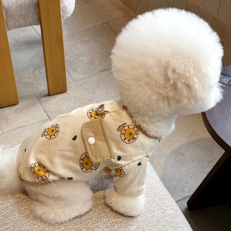 Pet T-shirt Spring And Summer Thin Teddy Bichon Pomeranian Yorkshire Terrier Small Puppy Cat And Dog Clothes